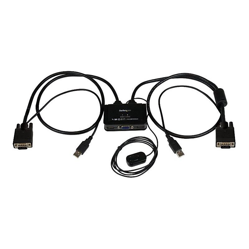 StarTech 2-Port USB VGA Cable KVM Switch image 1