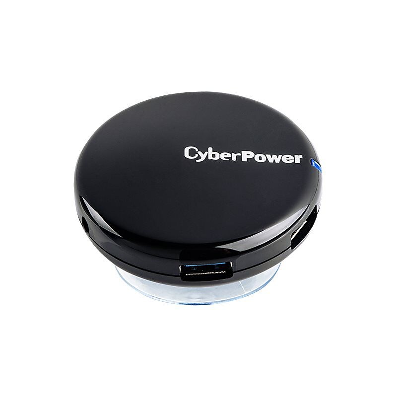 CyberPower SuperSpeed 4-Port USB 3.0 Hub, Black (11543233) image 1