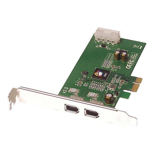SIIG® 2Port FireWire 1394a PCI Express Card Staples