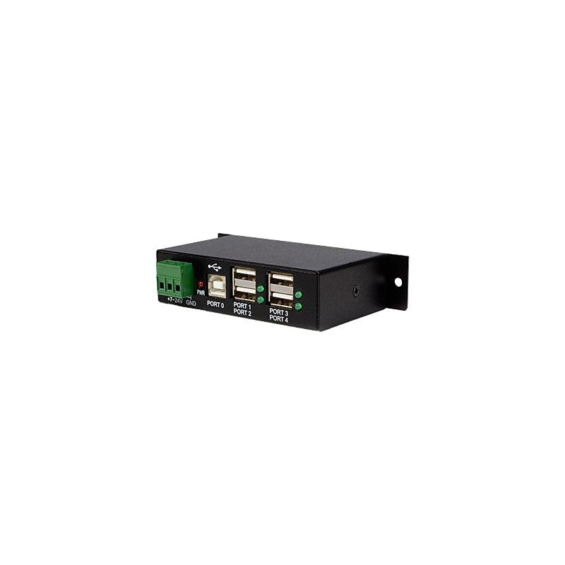 StarTech 4-Port USB 2.0 Hub, Black (V06143) image 1