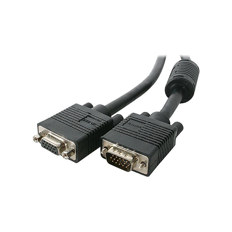 Startech® 25' Coax High Resolution HD15 Male/Female VGA Monitor Extension Cable image 1