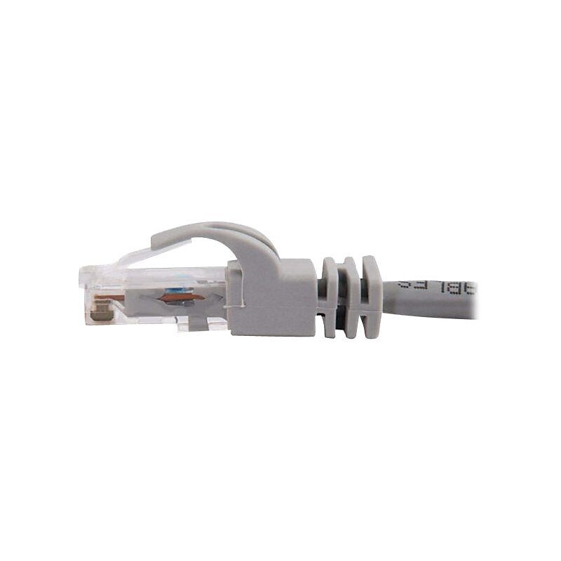 C2G ® 31340 5' RJ-45 Male/Male Cat6 Snagless Unshielded Ethernet Network Patch Cable, Gray image 1