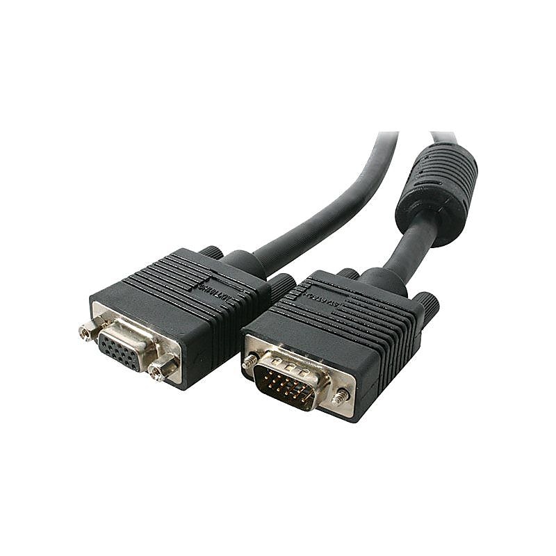 Startech® 6' Coax High Resolution HD15 Male/Female VGA Monitor Extension Cable image 1
