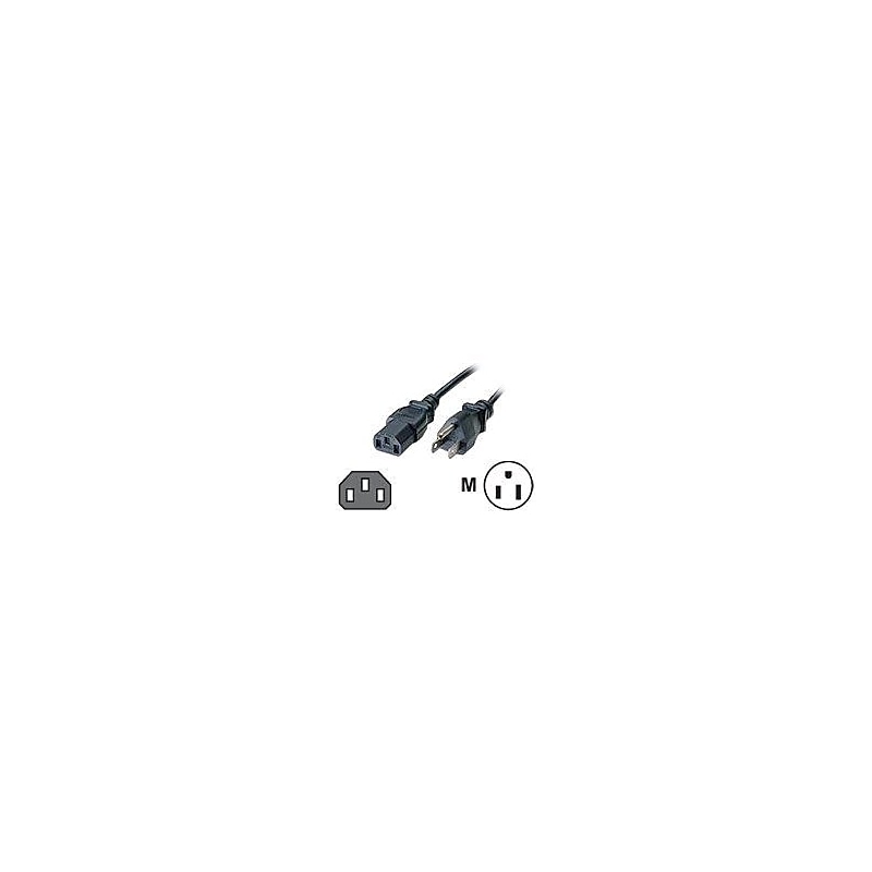 Cables To Go 15ft Universal Power Cord image 1