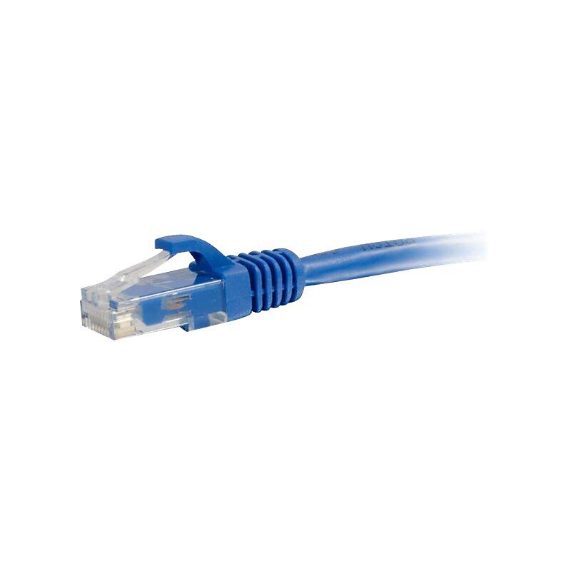 C2G 27142 7' RJ-45 Male to Male CAT6 Snagless Patch Cable, Blue image 1