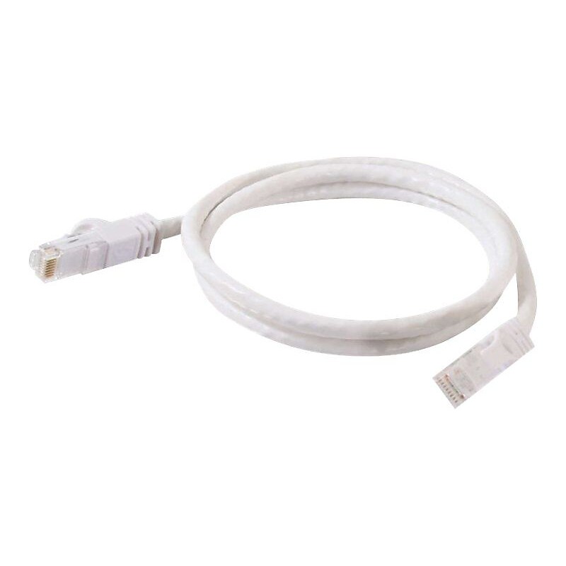C2G 10' CAT6 Snagless Unshielded (UTP) RJ-45 Male/Male Network Patch Cable, White image 1