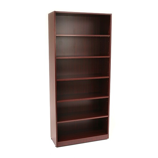 Regency Legacy 71" High Bookcase, Mahogany (LBC7132MH) Staples