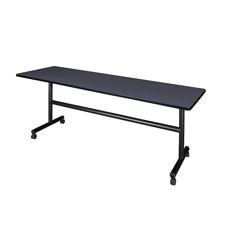 Regency Kobe Flip Top Mobile Training Table, 24"D x 84"W, Gray (MKFT8424GY) image 1
