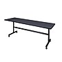 Regency Kobe Flip Top Mobile Training Table, 24"D x 84"W, Gray (MKFT8424GY)~#|#~m002268305_sc7