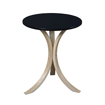 Niche Mia Bentwood 18"Dia Round Side Table, Natural (2018NTBK)
