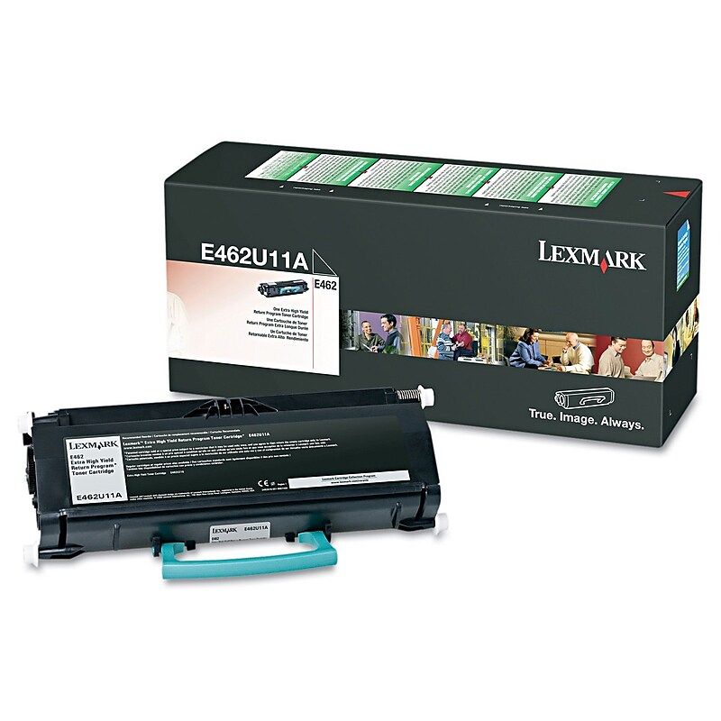 Lexmark E462U11A Black Extra High Yield Toner Cartridge image 1