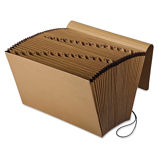 Pendaflex Expanding Kraft File with Flap, Jan.-Dec. Index