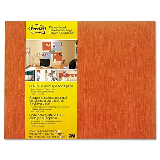 Postit CuttoFit, 18" x 23", Adhesive Display Board (558FTNG) Staples