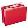 Pendaflex Two-Tone File Folder, 3 Tab, Legal Size, Red, 100/Box (PFX 153 1/3 RED)~#|#~m002275401_sc7