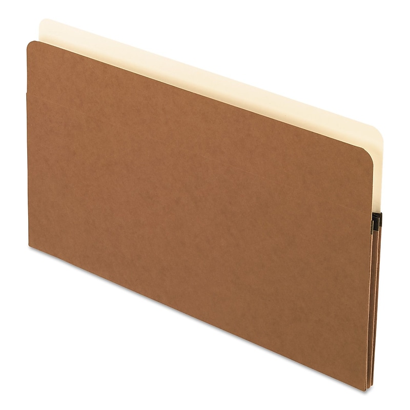Pendaflex Reinforced File Pocket, 1 3/4" Expansion, Legal Size, Redrope, 25/Box (PFX1516COX) image 1