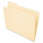 Pendaflex File Folders, 1/3 Cut, First Position, Top Tab, Letter, Manila, 100/Box~#|#~m002275512_sc7