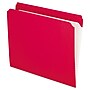 Pendaflex Recycled File Folder, Straight Cut, Letter Size, Red, 100/Box (R152 RED)~#|#~m002275539_sc7