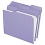 Pendaflex Two-Tone Recycled File Folder, 1/3-Cut Tab, Letter Size, Lavender, 100/Box (R152 1/3 LAV)~#|#~m002275549_sc7