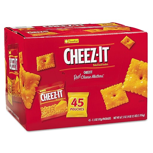 Sunshine® Cheezit® Crackers, Original, Crackers, 1.5 oz (827553) at