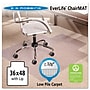 ES Robbins EverLife Carpet Chair Mat with Lip, 36" x 48", Low-Pile, Clear (ESR128073)~#|#~m002276107_sc7