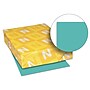 Neenah Paper Exact Brights Paper, 20 lbs., 8.5" x 11", Bright Aqua, 500 Sheets/Ream (26811)~#|#~m002277073_sc7
