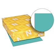 Neenah Paper Exact® Brights Paper, 8 1/2 x 11, Bright Aqua, 500/Ream (26811)