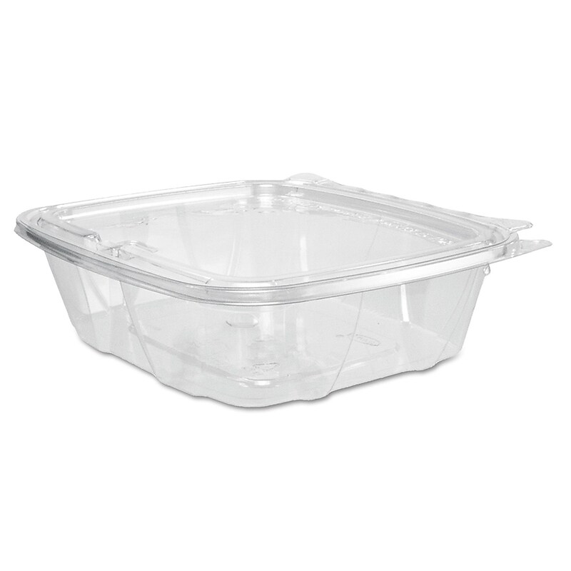 Dart ClearPac Clear Container Lid Combo-Packs, 24 oz, Clear, 200/carton (DCCCH24DEF) image 1