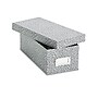 Oxford Reinforced Board Card File with Lift-Off Cover, 3" x 5", 1200-Capacity, Black, 4 1/4"H x 12"W x 5 5/8"D (40588)~#|#~m002293910_sc7