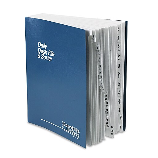 Pendaflex Expandable Desk File, 131/JanDec Index, Letter Size