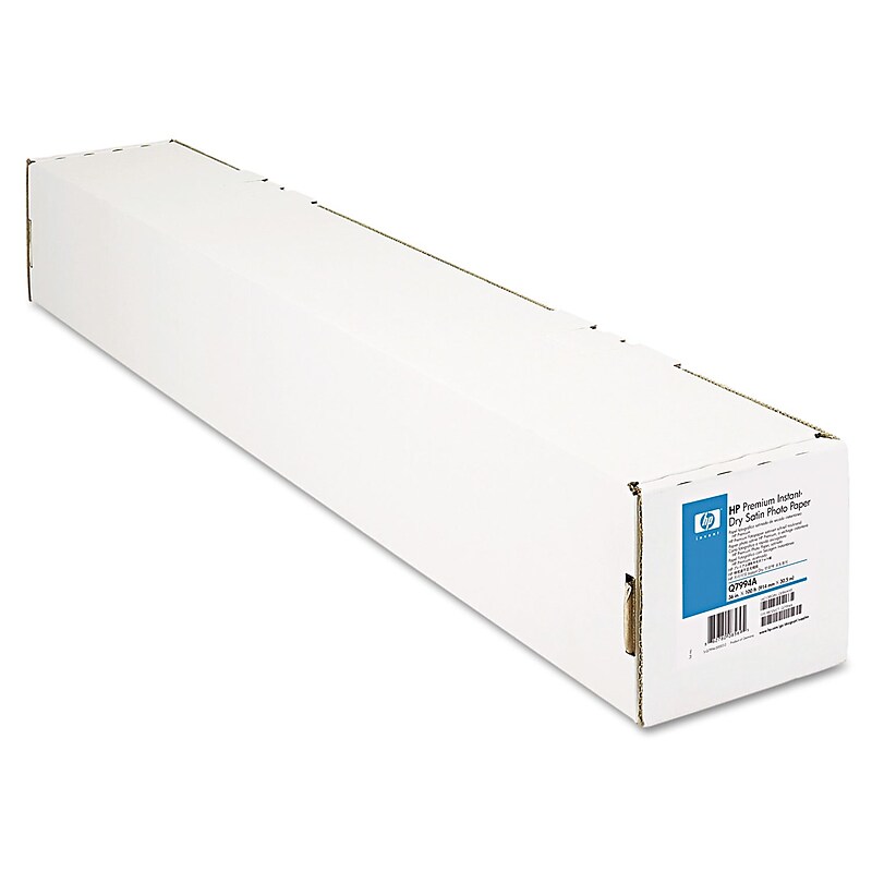 HP Premium Instant-Dry Wide Format Coated Bond Paper, 36" x 100', Satin Finish (HEWQ7994A) image 1