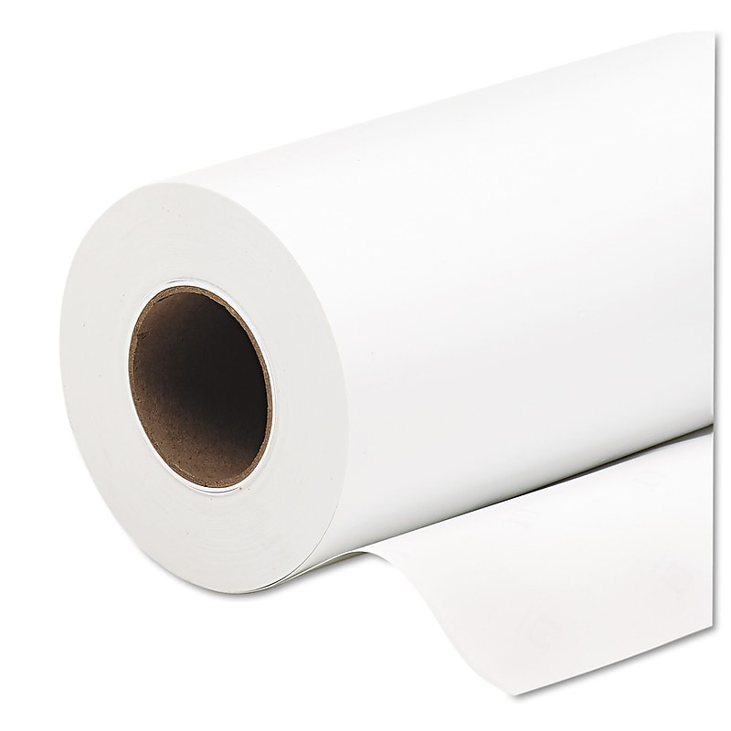 HP Everyday Pigment Ink Satin Photo Paper Wide Format Bond Paper Roll, 60" x 100', Satin Finish (HEWQ8923A) image 1