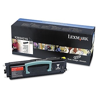 Lexmark X203A21G2500 Black Standard Yield Toner Cartridge (X203A21G)