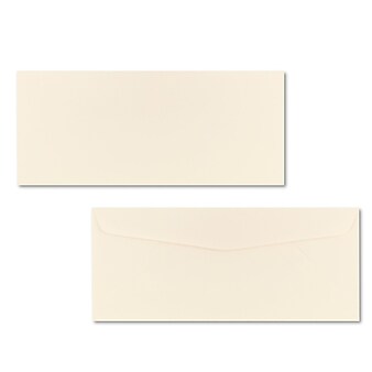 Neenah Paper #10 Business Envelope, 4 1/2" x 9 1/2", Baronial Ivory, 500/Box (NEE6557100)