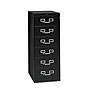 Tennsco Flat File Cabinet, Lockable, 52"H x 21.25"W x 28.5"D, Black (CF669BK)~#|#~m002295152_sc7