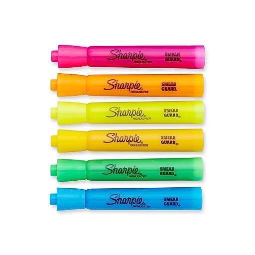 Sharpie® Accent® Highlighter, Chisel Tip, Assorted, 12/pk (25053) Staples