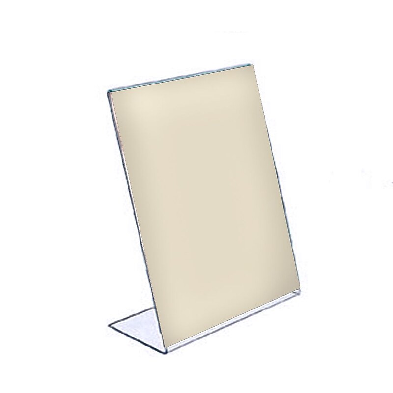 Azar Sign Holder, 8.5" x 14", Vertical, Clear Acrylic, 10/Pack (112706) image 1