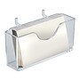 Azar Card Holder, 4.125" x 2", Horizontal, Desktop/Wall, Clear, Acrylic, 10/Pack (252008-10PK )~#|#~m002310212_sc7