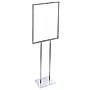 Azar Easel Holder, 60" x 22", Wall Mounted, Silver Metal (300702)~#|#~m002310252_sc7