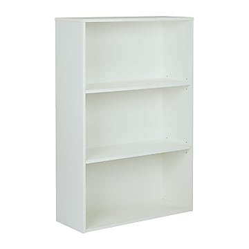 Prado 3 Shelf Bookcase White, Ameriwood Hayden 3 Shelf Bookcase