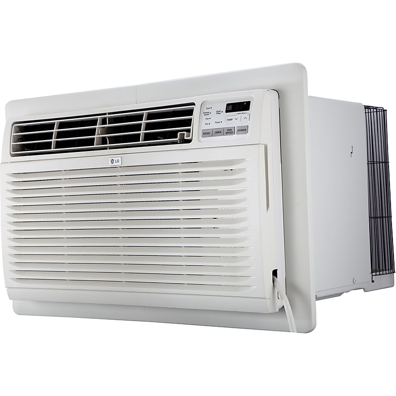 LG 115-Volt 11500 BTU Wall Air Conditioner with Remote, White (LT1216CER) image 1