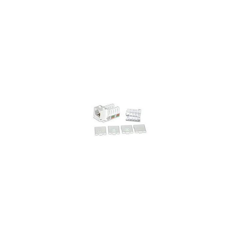 C2G Cat6 RJ45 UTP Keystone Jack, White (29311) image 1