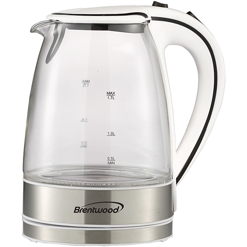 Brentwood Glass Electric Kettle; 1.7 Liter image 1