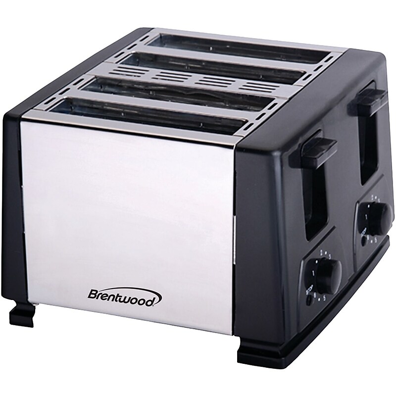 Brentwood 4-slice Toaster (black) image 1