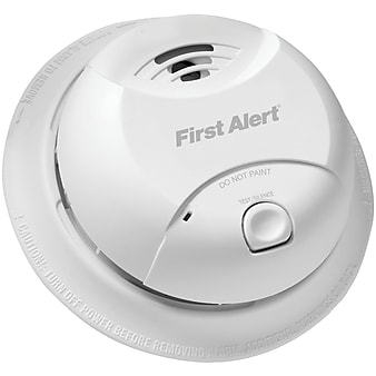 First Alert 10-Year Sealed Battery Powered Ionization Smoke Alarm (FAT0827B)