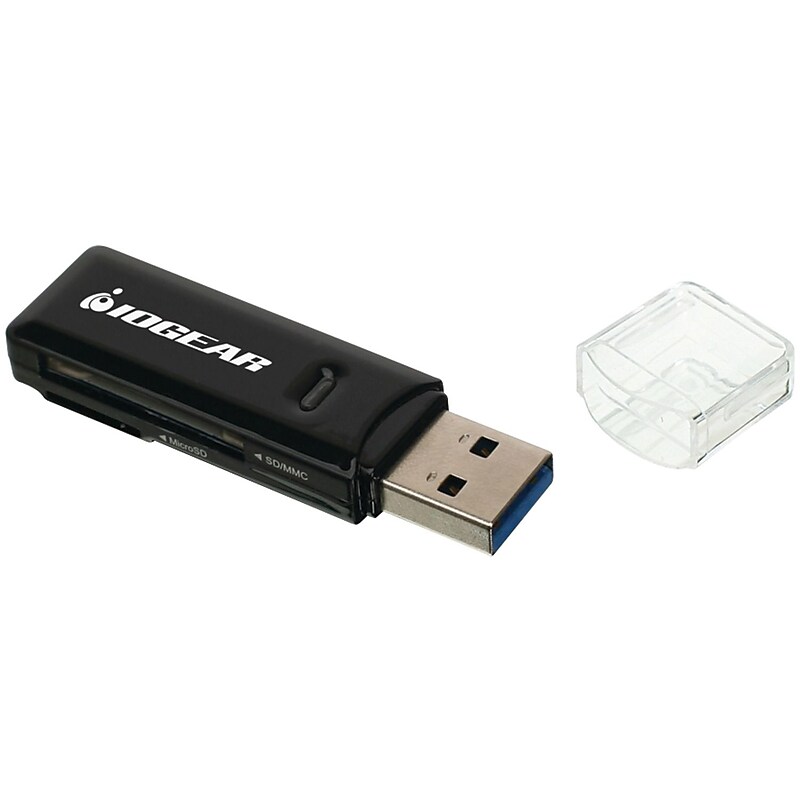 Iogear IOGGFR305SD Compact USB 3.0 SDXC Card/MicroSDXC Card Reader/Writer image 1