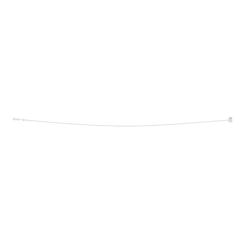 Garvey 9" Barrel Lock Fastener, Clear, 5000/Pack (TAGS-43704) image 1