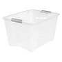 Iris Stack & Pull 54 Qt. Latch Lid Storage Bin, Clear (100243)~#|#~m002360015_sc7