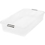 Iris 50 Quart Underbed Buckle Up Box, Clear (100802)~#|#~m002360048_sc7