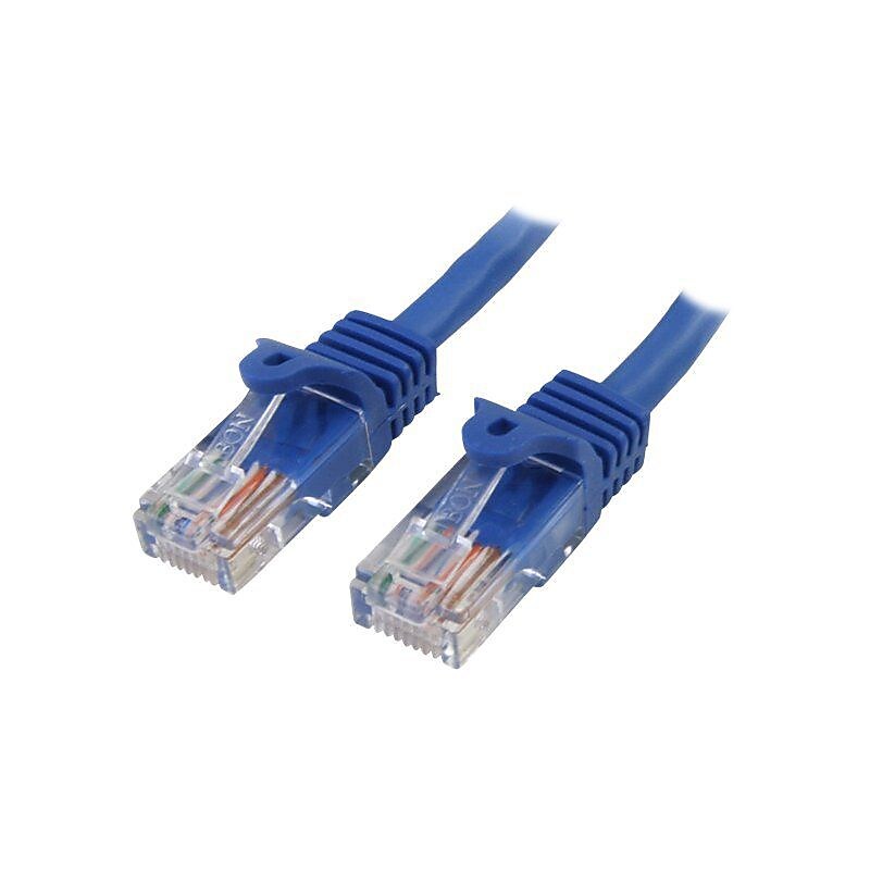 StarTech RJ45PATCH100 100ft Cat5e Blue Snagless RJ45 UTP Patch Cable image 1