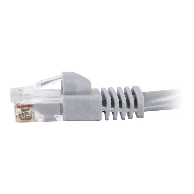 C2G 15177 3' RJ-45 Male to Male CAT5e Snagless Patch Cable, Gray (15177)79 image 1